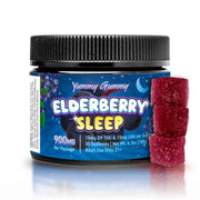 Yummy Gummy Sleep 900MG- Elderberry D9 Gummies - Indica
