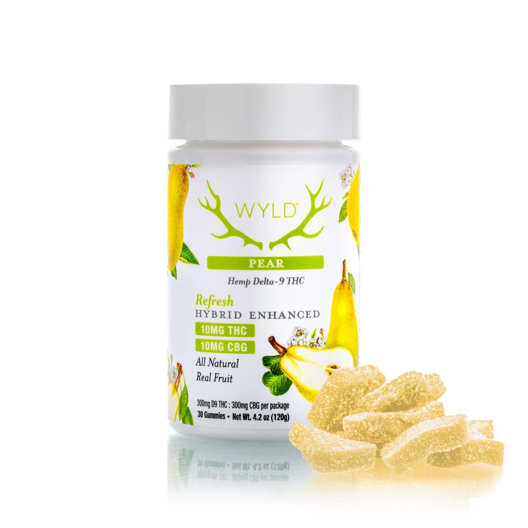 Wyld - Pear 1:1 THC:CBG | Refresh D9