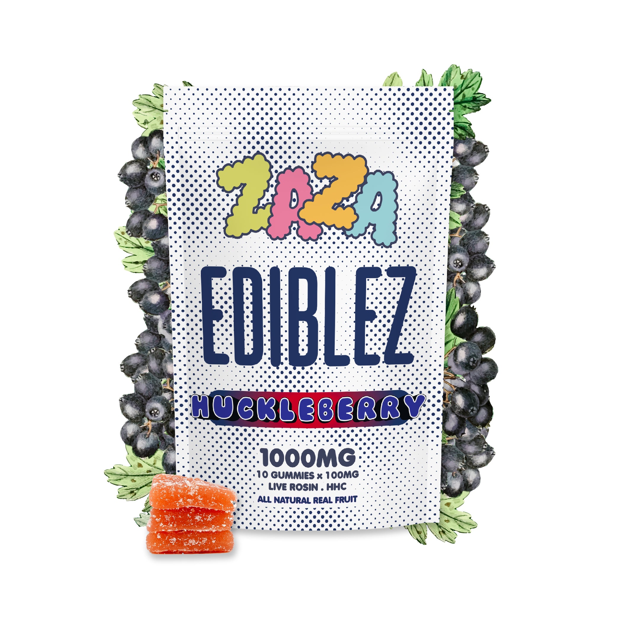 1000MG - Huckleberry HHC Gummies - Sativa