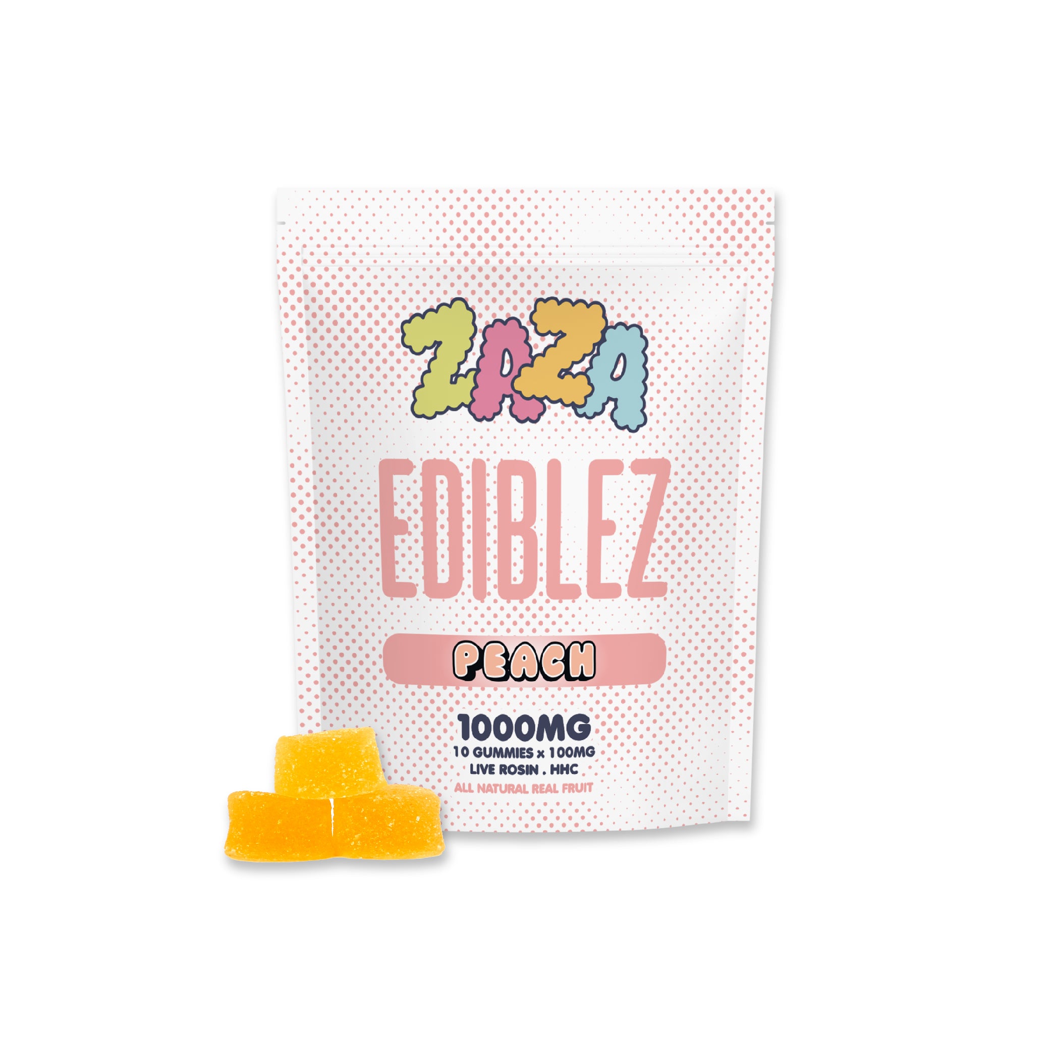 1000MG - Peach HHC Gummies - Sativa