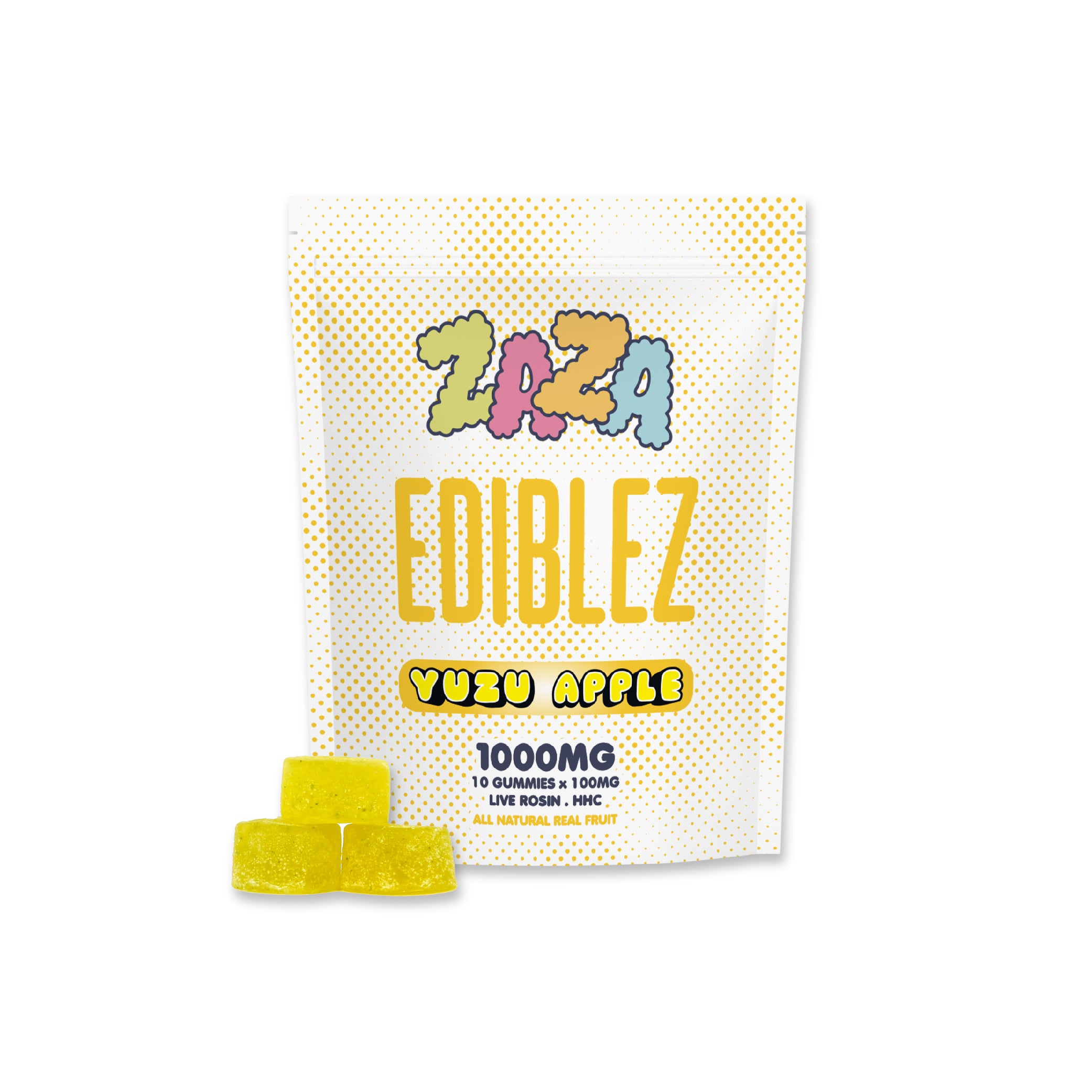 1000MG - Yuzu Apple HHC Gummies - Hybrid