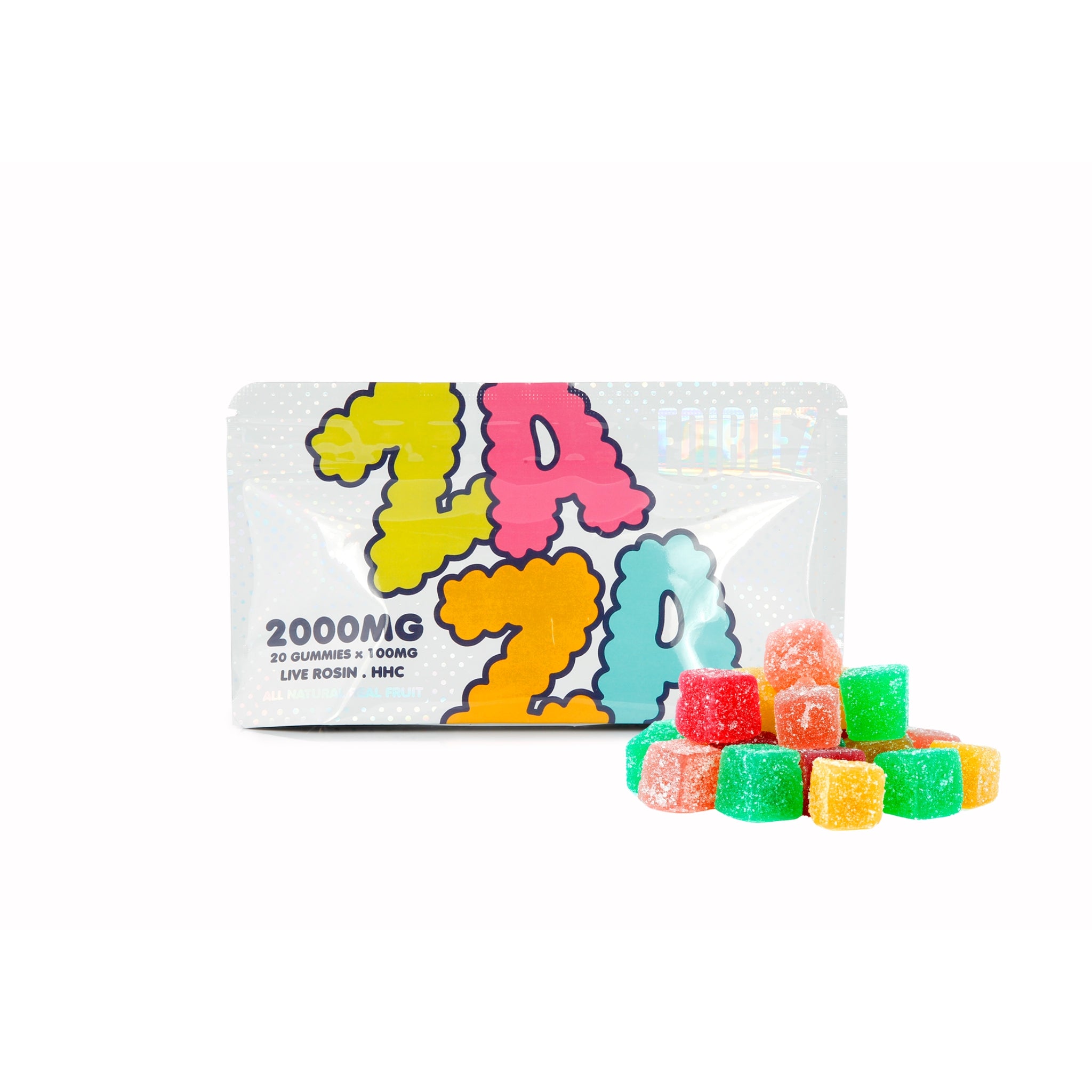 2000MG - Mixed Fruit HHC Gummies - Hybrid