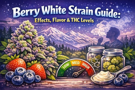 Berry White Strain Guide: Effects, Flavor & THC Levels