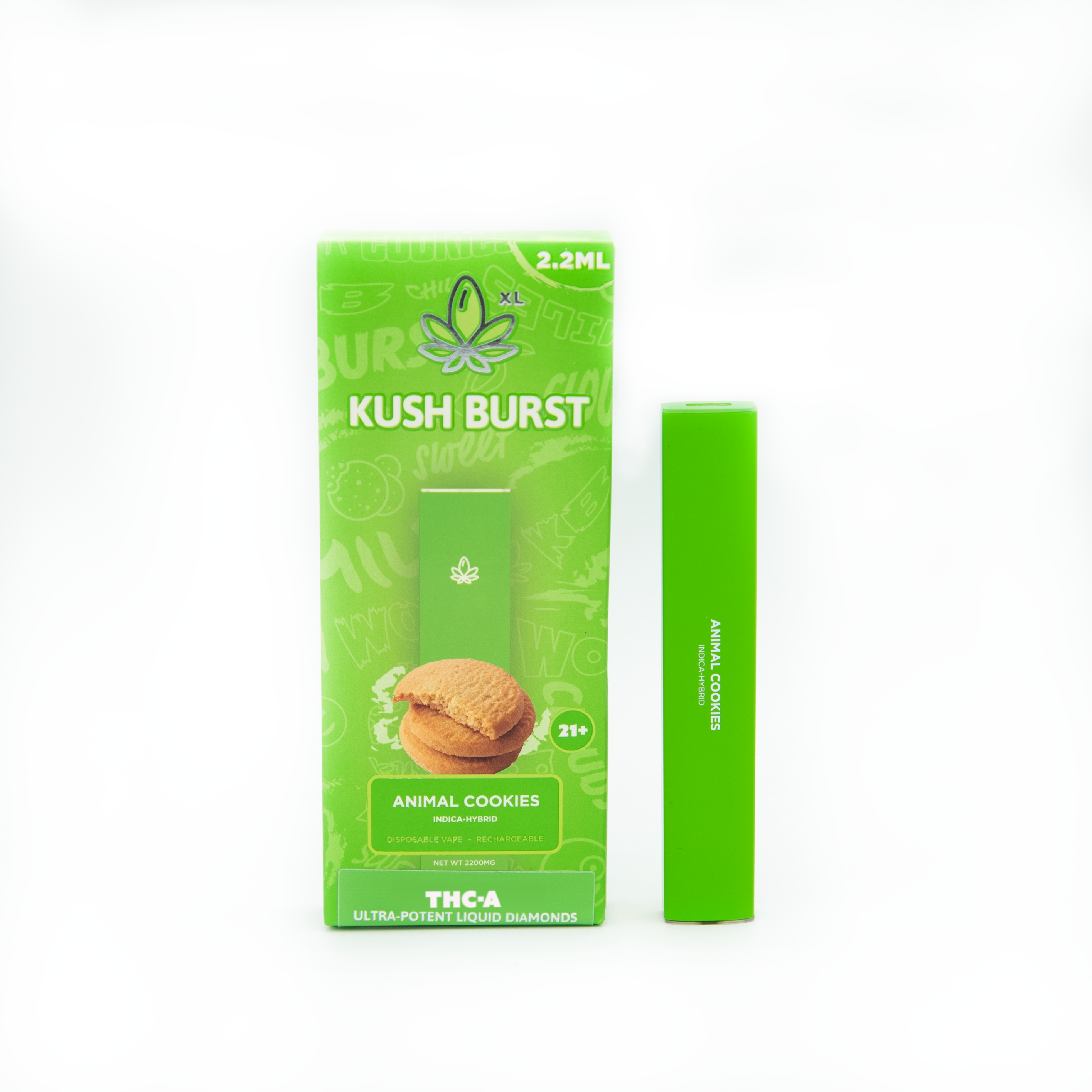 Kush Burst - 2G THCa Animal Cookies - Indica