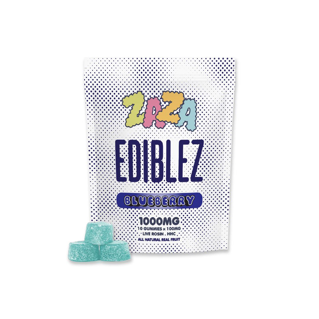 1000MG - Blueberry HHC Gummies - Indica (For Sleep)