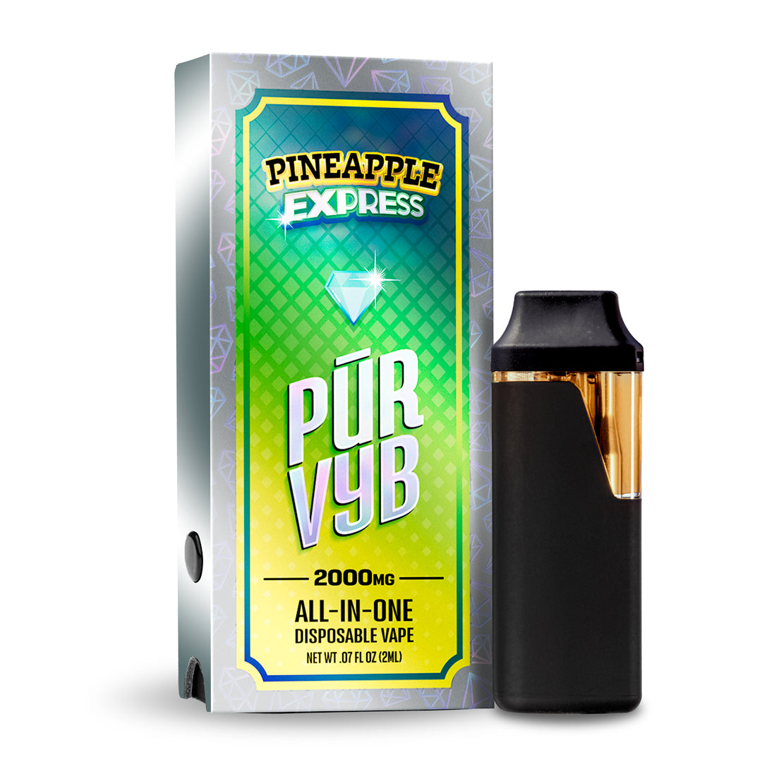 PUR VYB - 2G THCa Live Resin - Pineapple Express - Sativa