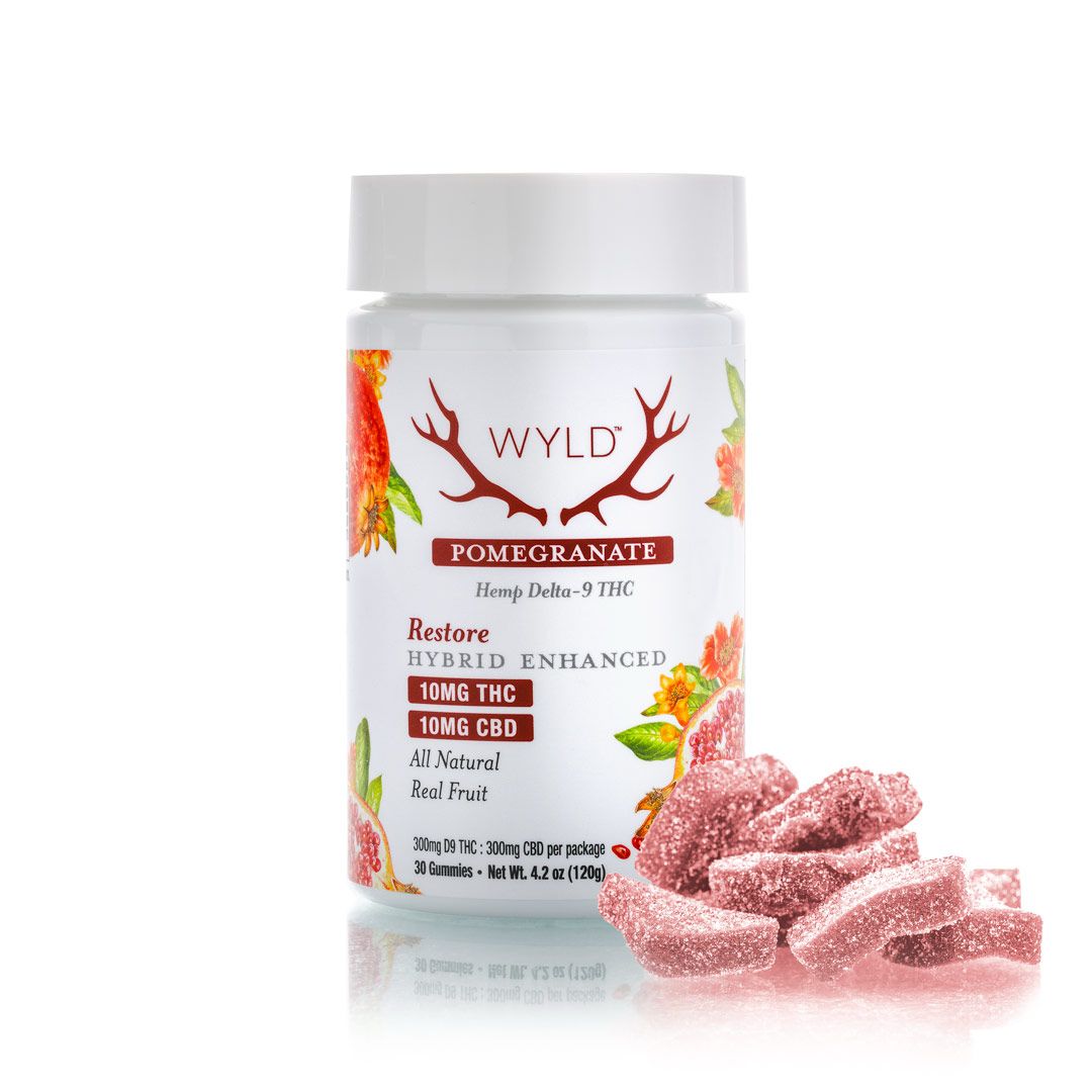 Wyld - Pomegranate 1:1 THC:CBD | Restore D9