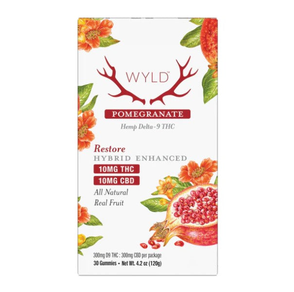 Wyld - Pomegranate 1:1 THC:CBD | Restore D9