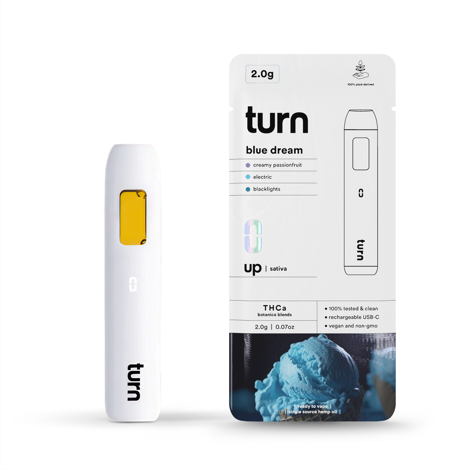 Turn - 2G THCa Blue Dream - Sativa