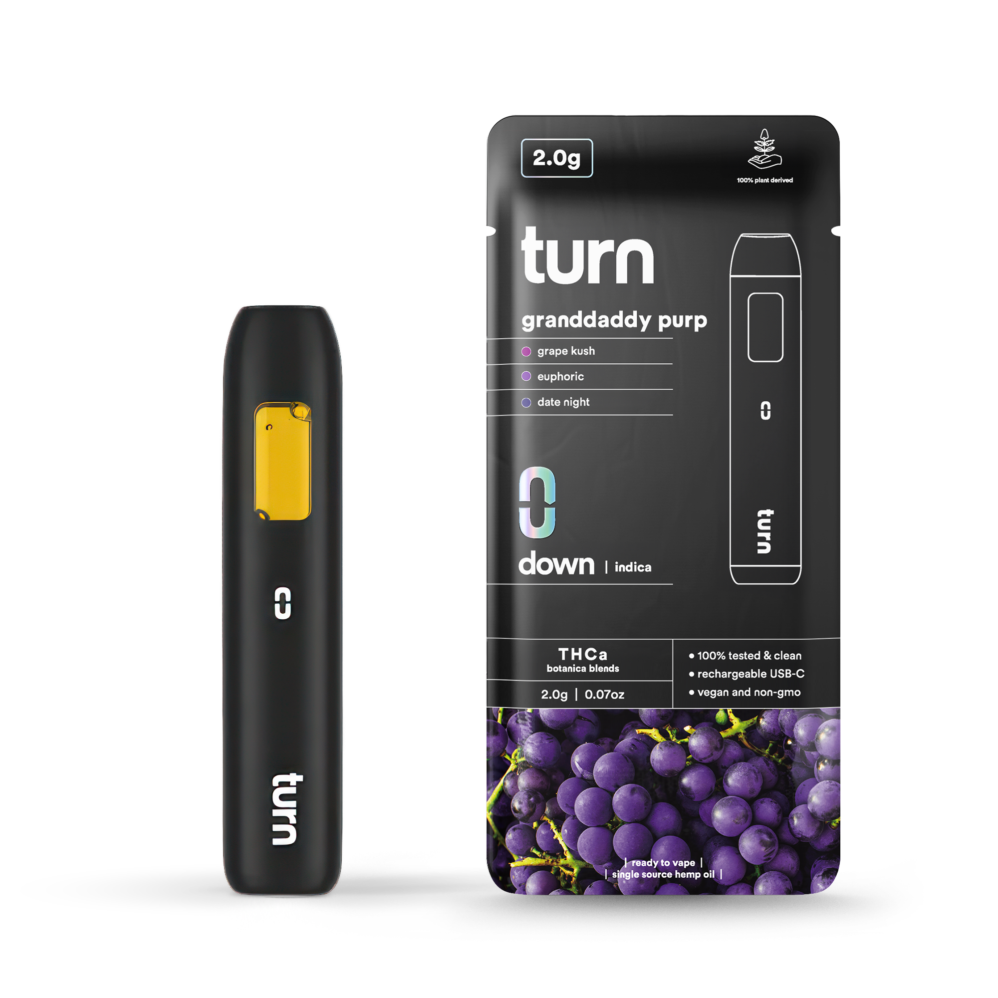 Turn - 2G THCa Grandaddy Purple - Indica