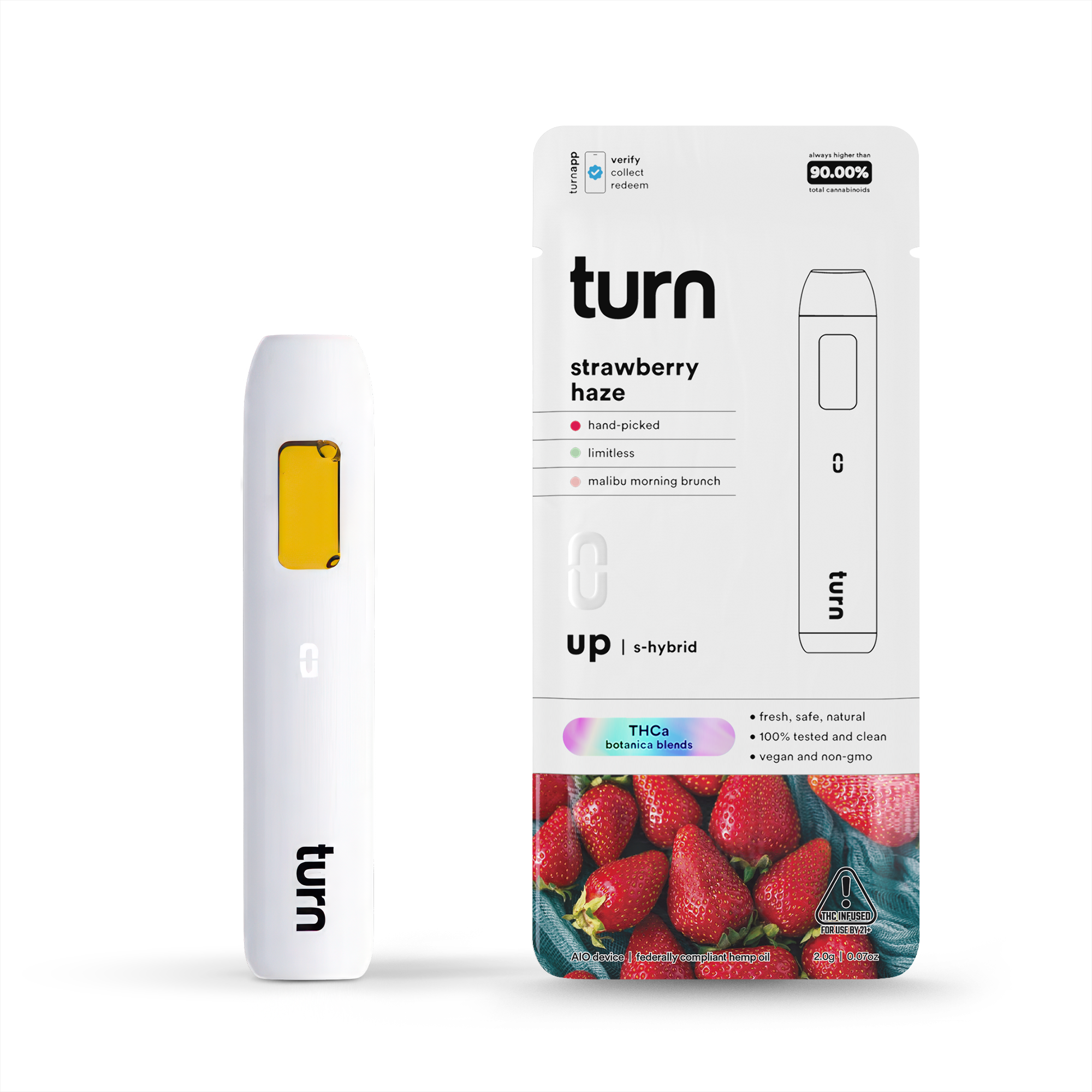 Turn - 2G THCa Strawberry Haze - Sativa