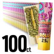 Paquete de 100 - Jelly Roll 2,5 g Pre-Roll a granel